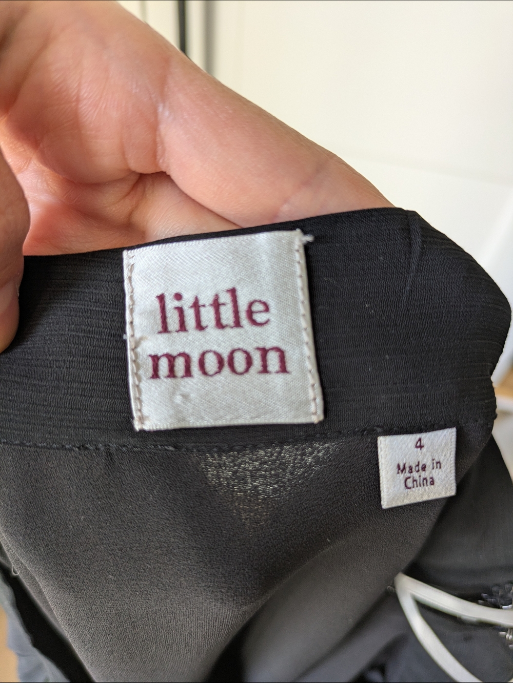 Little Moon Black Pleated Midi Skirt - Picture 3 of 3